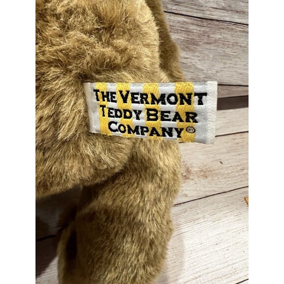 Vermont Bear Plush Stuffed Animal Brown Movable Arms Legs - Picture 4 of 5